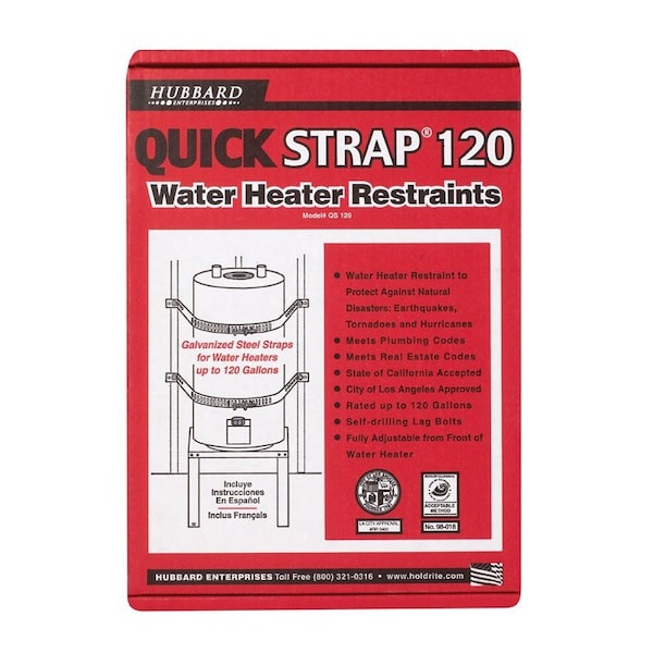 Quick Strap Water Heater Restraints QS120 Zoro